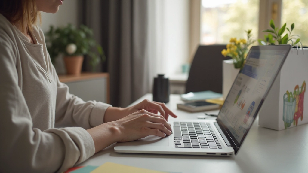 Person mit Smartphone nutzt verschiedene Online-Aktivitäten, modernes digitales Interface im Hintergrund, warmes Licht